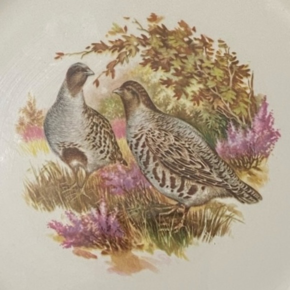 Vintage Lord Nelson Pottery Quails ceramic plate - Picture 4 of 15
